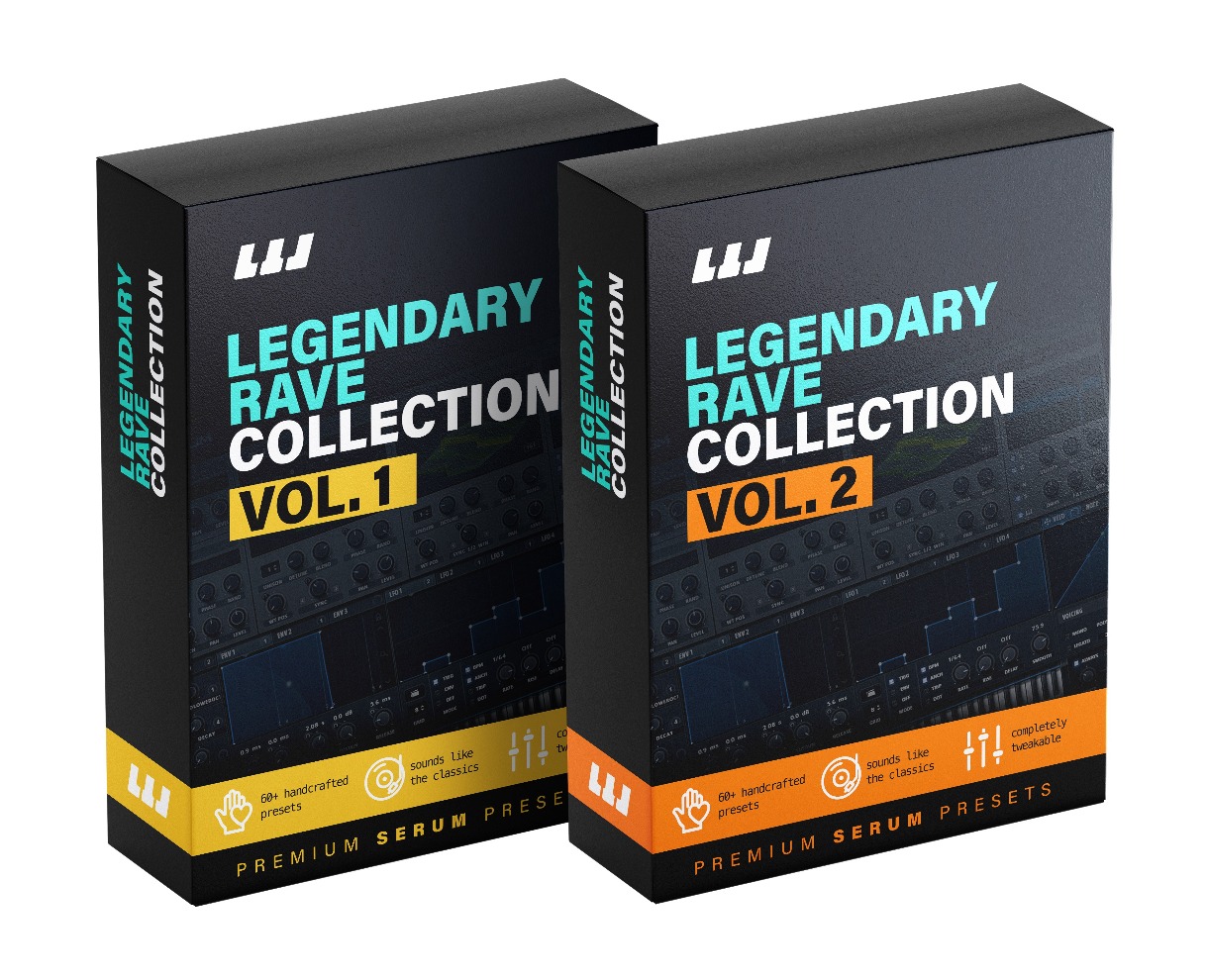 Wallsteyn Legendary Rave Collection Bundle — Serum preset pack box artwork
